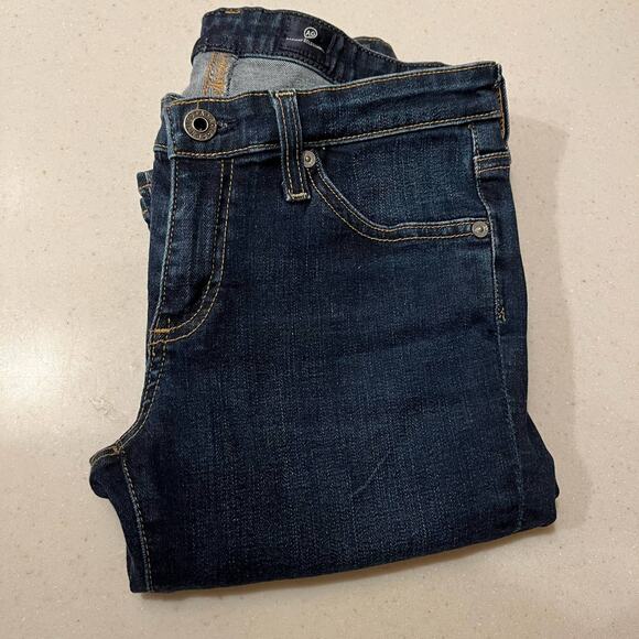 AG Adriano Goldschmied 26 The Stilt Cigarette Leg Jeans Dark Wash - Picture 3 of 5